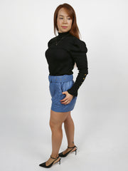 Ava Faux Leather Shorts