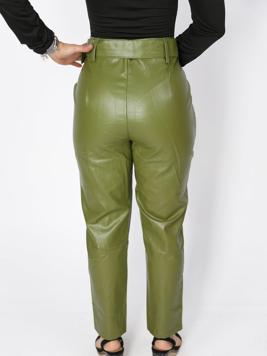 Lowri Faux Leather Pants