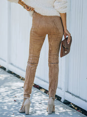 Claire Faux Suede Skinny Leggings