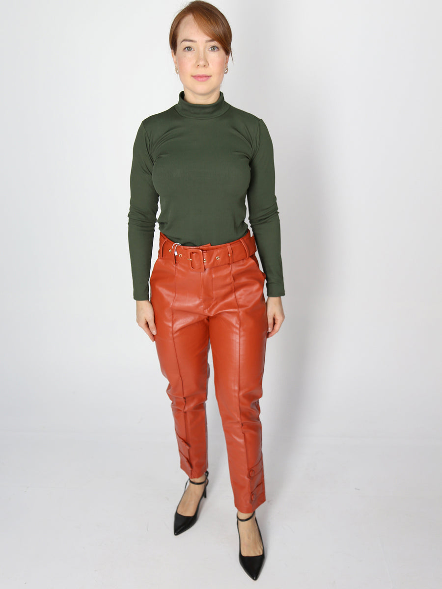 Lowri Faux Leather Pants