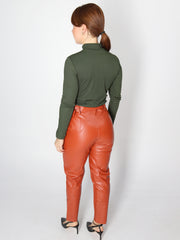 Lowri Faux Leather Pants